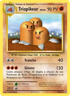 Triopikeur, Évolutions, n° 56