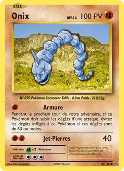 Onix, Évolutions, n° 61