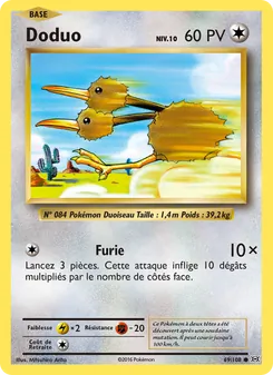Doduo, Évolutions, n° 69