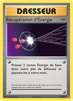 Récupération d'Énergie, Évolutions, n° 77
