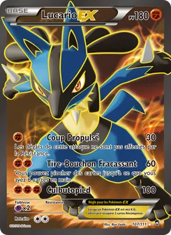 Lucario EX, Poings Furieux, n° 107
