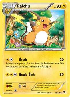 Raichu, Poings Furieux, n° 28