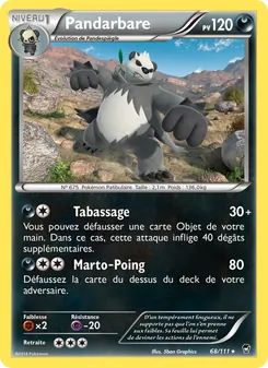 Pandarbare, Poings Furieux, n° 68