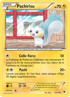 Pachirisu, Vigueur Spectrale, n° 25