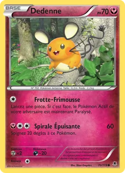 Dedenne, Vigueur Spectrale, n° 70