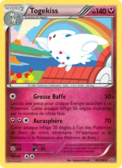 Togekiss, Ciel Rugissant, n° 45