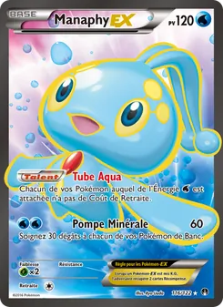 Manaphy EX, Rupture Turbo, n° 116