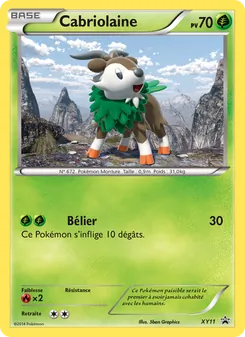 Cabriolaine, Promo XY, n° XY11