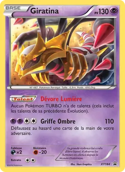Giratina, Promo XY, n° XY184