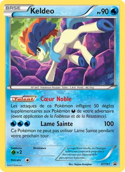 Keldeo, Promo XY, n° XY191
