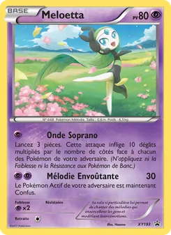 Meloetta, Promo XY, n° XY193