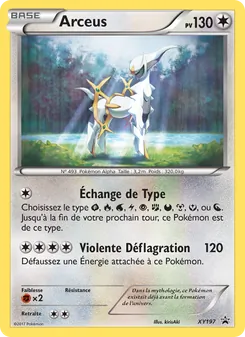 Arceus, Promo XY, n° XY197