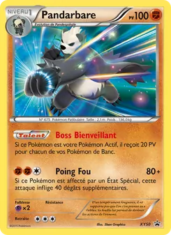 Pandarbare, Promo XY, n° XY50